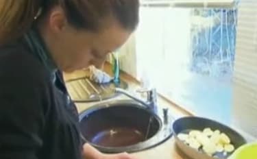 Denice Klarskov Hosts a Dinner Party with Multiple Creampie Desserts