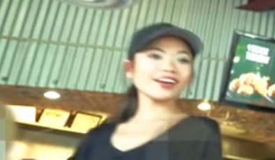 Hot Asian Server Having Rough Sex with Big Dicked Stud